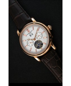 Montre Patek Philippe Japanese Tourbillon Boîtier Rose Or Répliquée