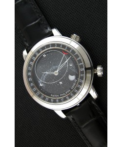Montre Patek Philippe Grand Complication 6102P Suisse Celestial Moon Age Cadran Gris Répliquée 