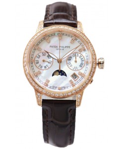 Patek Philippe Grand Complications Dames Premier Calendrier Perpétuel Or Rose Montre Réplique miroir 1:1