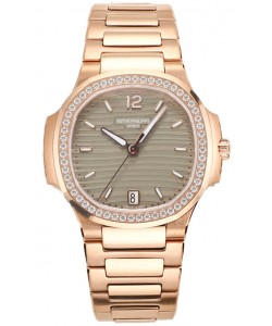 Patek Philippe Nautilus 7118R 35MM Cadran gris or rose Montre réplique 1:1 