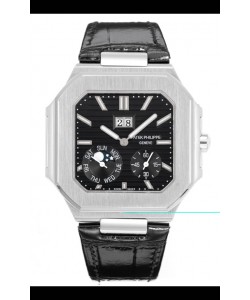 Patek Philippe Cubitus 5822 904L Boîtier en acier Cadran noir Réplique suisse