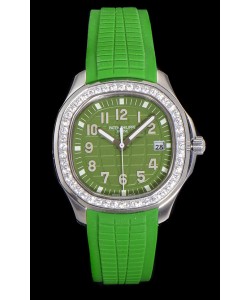 Montre Patek Philippe Super Clone Aquanaut acier Green cadran 38.5MM
