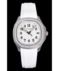 Montre Patek Philippe Super Clone Aquanaut en acier Cadran blanc 38.5MM