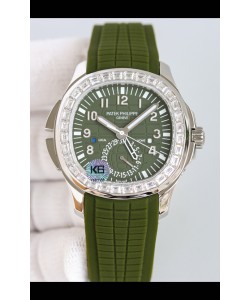 Patek Philippe Super Clone Aquanaut 5164A Montre réplique suisse Cadran vert 
