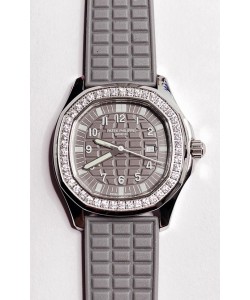 Patek Philippe Super Clone Aquanaut LUCE 5069-001 Quartz cadran gris 35MM