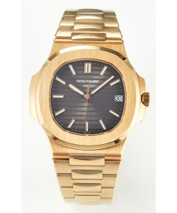 Patek Philippe Super Clone Nautilus 5711/1R-001 en Or Rose Cadran Gris
