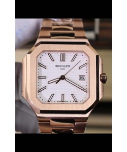 Patek Philippe Cubitus 5821 Or rose Cadran blanc Réplique montre suisse