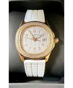 Patek Philippe Superclone Aquanaut 5072R Montre sertie en or rose