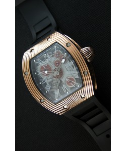 Montre Richard Mille RM 018 Tourbillon Hommage A Boucheron Suisse Boîtier Rose Or Répliquée