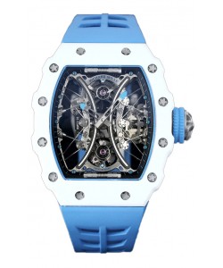 Richard Mille RM53-01 Pablo Mac Donough Boîtier TPT blanc Montre Suisse Réplique
