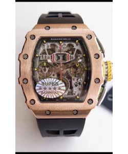Richard Mille RM011-03 Felipe Massa Boîtier léger en titane monobloc de qualité miroir 1:1