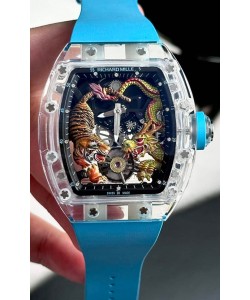Richard Mille RM51-01 Saphires Crouching Tiger Hidden Dragon Mouvement Tourbillon Réplique miroir 1:1