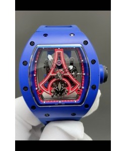 Richard Mille RM52-03 Paris Saint-Germain Tourbillon Bleu Céramique Réplique Montre Suisse