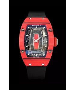Richard Mille RM07 Boîtier carbone rouge Montre réplique suisse 1:1 Superclone
