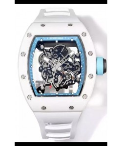 Montre Richard Mille Super Clone RM055 Boîtier Céramique avec Tourbillon Véritable 