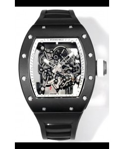 Montre Richard Mille Super Clone RM055 Boîtier céramique avec tourbillon véritable 