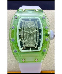 Richard Mille RM-07-02 Saphir Vert pour dames Réplique Montres miroir 1:1 