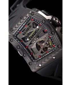 Richard Mille RM70-01 montre réplique suisse avec boîtier en carbone