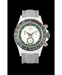 Montre Rolex Daytona DiW Alpine Edition - Boîtier en carbone forgé, réplique miroir 1:1