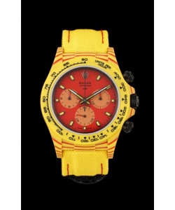 Montre Rolex Daytona DiW Volcano Edition - Boîtier en carbone forgé, réplique miroir 1:1