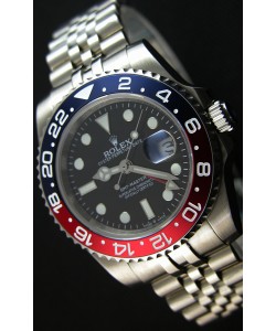 Montre Rolex GMT Masters II 116719BLRO Lunette Pepsi Mouvement Suisse Cal.3186 — Montre en acier ultime 904 L 