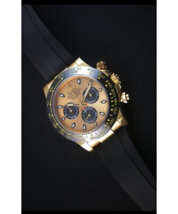 Rolex Daytona 116515 Everose Montre Réplique Suisse Miroir 1:1 en Or Jaune