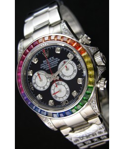 Rolex Cosmograph Daytona 116509 Acier Inoxydable 1:1 Miroir Cal.4130 Mouvement - Montre Ultime Acier 904L