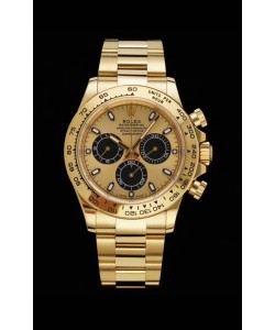 Rolex Daytona 116508 Or jaune Original Cal.4130 Mouvement - Montre en acier 904L à miroir 1:1