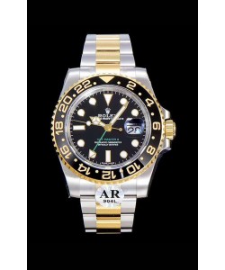 Rolex GMT Masters II 116713 or jaune Réplique suisse 1:1 Montre miroir 904L acier 