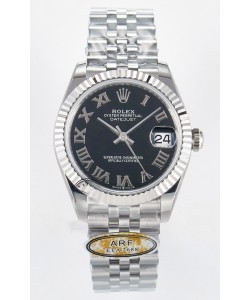 Montre Rolex Super Clone Datejust ETA 2688 Movement 31MM acier inoxydable cadran romain noir 