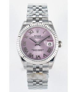 Montre Rolex Super Clone Datejust ETA 2688 Mouvement 31MM Acier inoxydable Cadran Romain Rose 