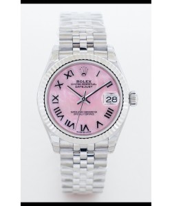 Rolex Datejust M126234 36MM ETA2836 Cadran rose nacre - chiffres romains 