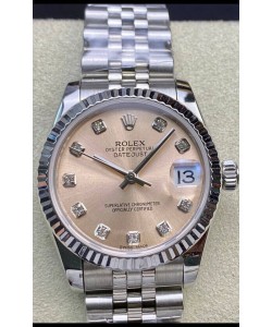 Rolex Datejust 31MM Réplique Suisse 1:1 en Acier 904L - Cadran Champagne