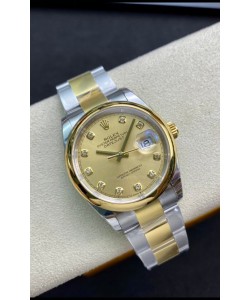 Rolex Datejust 126203 36MM Réplique Suisse Miroir 1:1 en acier 904L - Cadran doré