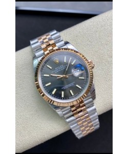 Rolex Datejust 126231 Réplique Suisse Miroir 1:1 36MM en acier 904L - Cadran gris