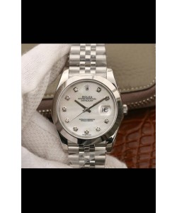 Réplique de montre Rolex Datejust 41MM Cal.3135 Swiss Miroir 1:1 en acier 904L - Cadran blanc