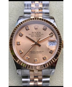 Rolex Datejust 278271 31MM Réplique Suisse en Acier 904L avec cadran champagne - Réplique Miroir 1:1