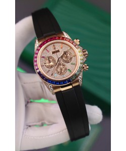Rolex Daytona Super Clone 116595RBOW Or Rose Mouvement Cal.4131 RRéplique Montre 1:1