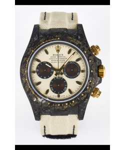 Rolex Daytona Super Clone DiW Desert Eagle Edition Arabe - Boîtier en carbone forgé Réplique 1:1 