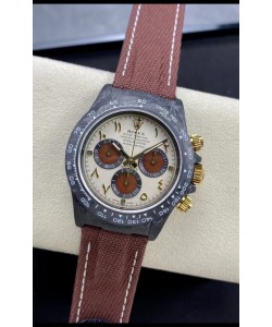 Rolex Daytona DiW Desert Eagle Arabic Edition Watch - Montre à boîtier en carbone forgé, Réplique miroir 1:1