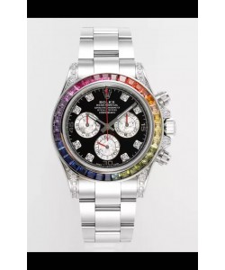 Rolex Cosmograph Daytona 116599RBOW Acier inoxydable Mouvement original Cal.4130 