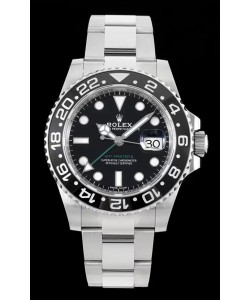 Rolex GMT Masters II 116710LN-78200 Cal.3186 Réplique de Montre Suisse - Ultimate 904L Acier