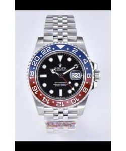 Rolex GMT Masters II m126710BLRO PEPSI Mouvement Cal.3285 Réplique Suisse - Montre Ultimate 904L en acier