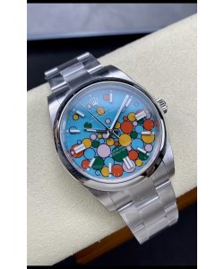 Montre Rolex Oyster Perpetual REF# 124300 cadran célébration en 41MM ETA 3230 mouvement automatique