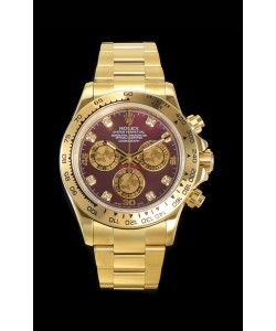 Montre Rolex Daytona en or jaune 18 carats, mouvement original Cal.4130 - acier 904L miroir 1:1