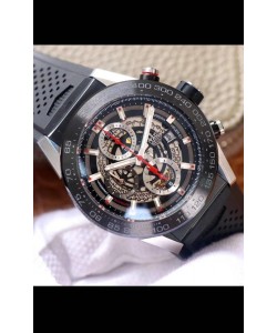 Montre Tag Heuer Carrera Heuer 01 Réplique Suisse Montre dans un boîtier en acier