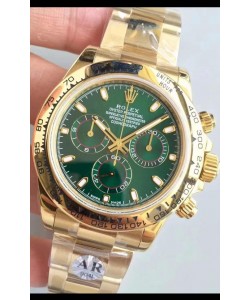 Montre Rolex Cosmograph Daytona 116508 Or Jaune Mouvement original Cal.4130 - Montre améliorée Ultimate 904L en acier