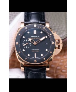 Montre Panerai Submersible PAM974 Or Rose Réplique Suisse de Qualité Miroir 1:1 Mouvement P9010