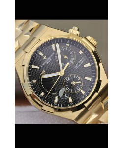 Montre Vacheron Constantin Overseas Power Reserve Réplique Suisse avec boîtier en or jaune