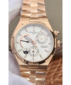 Montre Vacheron Constantin Overseas Power Reserve Réplique Suisse avec boîtier en or rose